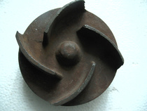 Oil machine self-priming pump accessories 3 inch water pump impeller 168 170F petrol engine aluminium water pump impeller threaded shaft