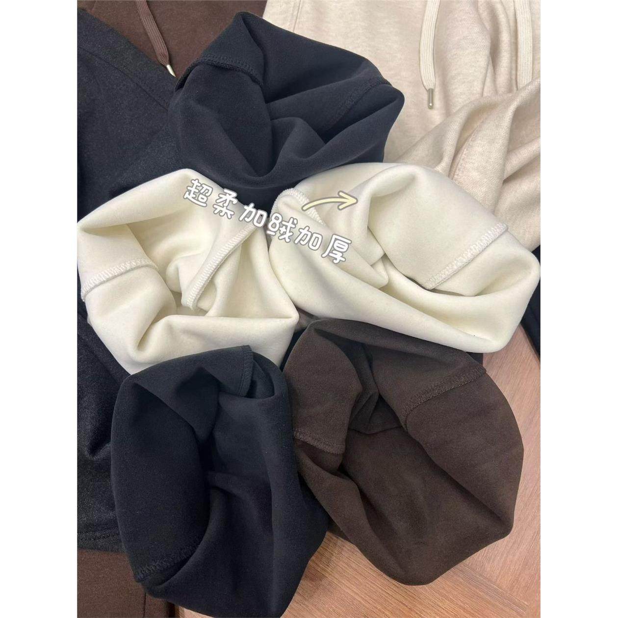 休闲优质精品甩卖阔腿裤女2025秋冬新款高腰垂感窄版加绒直筒裤女,淘宝优惠券,粉丝福利购,淘宝优惠卷