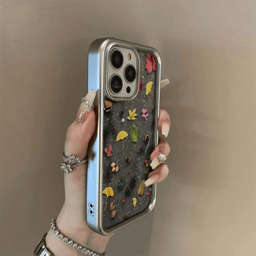 适用苹果16新款手机壳iphone16promax秋冬小羊皮质15plus小众高级感14pm硅胶软壳13冬天女12轻奢防摔保护套石 - 图3