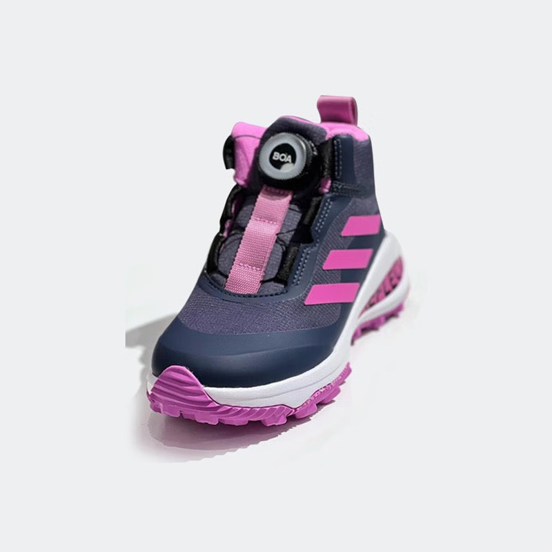 Adidas/阿迪达斯 亲子款保暖运动休闲高帮跑步鞋 GZ2198 GZ1810 - 图0