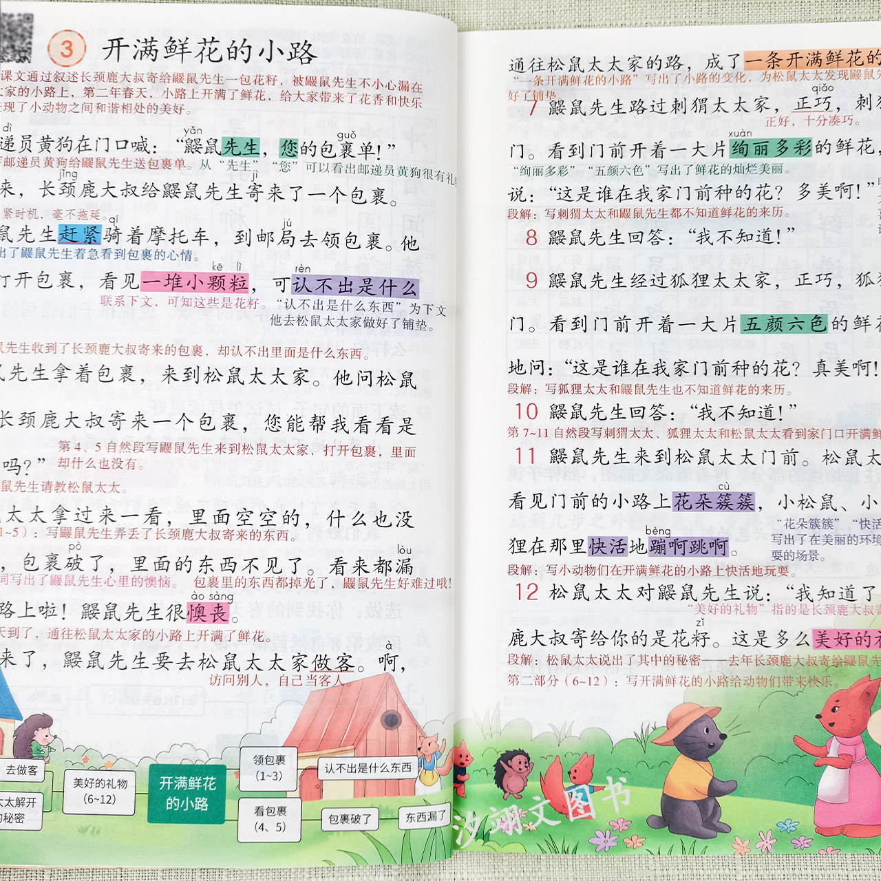 二年级上册语文课堂笔记人教部编版同步小学生练习册讲解书2年级学霸笔记语文数学课本教材预习复习辅导资料黄冈随堂全解课堂笔记