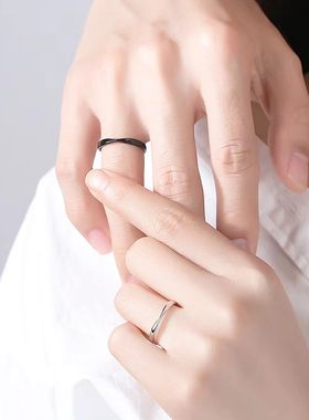 莫比乌斯环戒指男女小众高级感