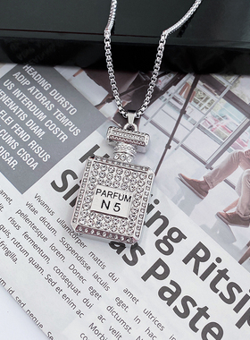 项链男女潮ins嘻哈情侣小众设计