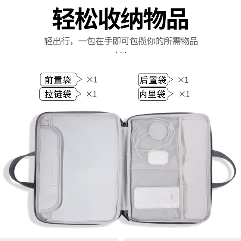 适用于步步高S9/S8学习机手提包14.2英寸2025新款电脑包X5Pro卡通刺绣A6/A7家教机A8/A2鼠标键盘收纳袋12.7寸,淘宝优惠券,粉丝福利购,淘宝优惠卷