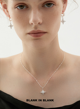 纯银星光项链新款明星同款锁骨链