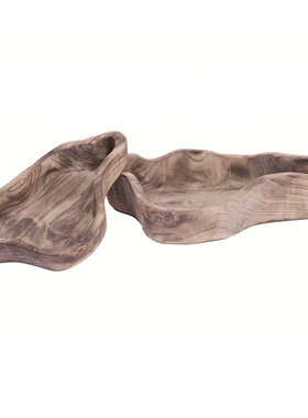 木摆盘桌面果盘托盘收纳盘果碗