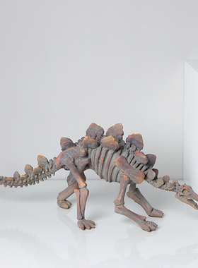 复古书房树脂恐龙化石装饰摆件