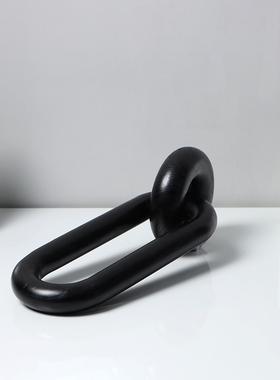 简约现代客厅几何木头装饰摆件