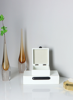 现代轻奢卧室首饰盒花器装饰摆件