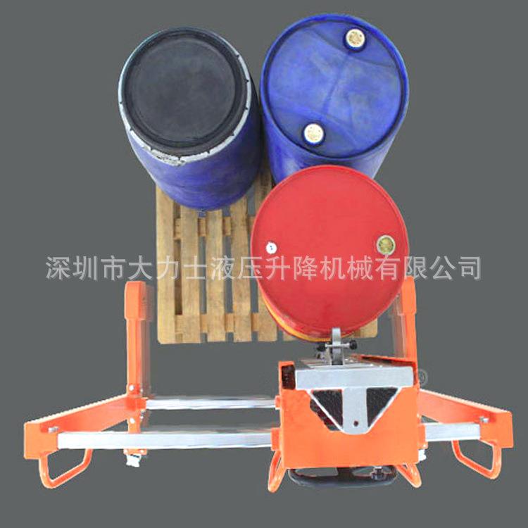 DT80叼口型油桶搬运车侧移两用油桶升高叉车油桶升降装卸车 - 图1