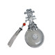 925 silver retro new Chinese style Hetian jade pipa pendant sweater chain necklace versatile distressed simple high-end sense for women