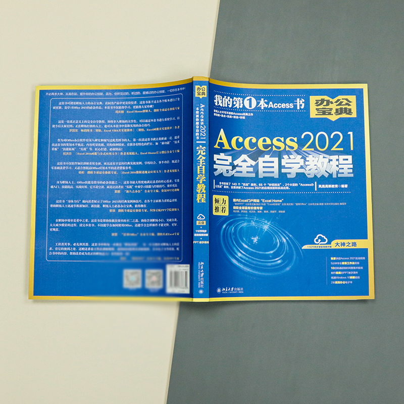Access 2021完全自学教程 职场人士不可不读的Access经典之作 新功能+重点+实战+技法+妙招 北京大学出版社 - 图3