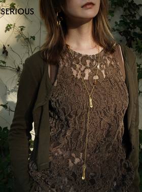 TONE TALE洞天 2026春季新款弗朗花抽拉长项链精致设计高级感项链