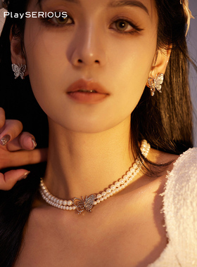 MFOW精致双层珍珠项链