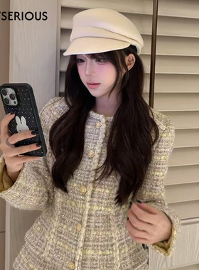 SSPARKLING 秋冬新款复古千金羊毛报童帽女纯色气质百搭帽子