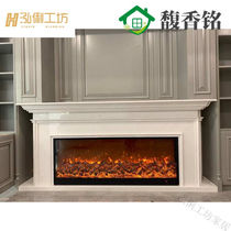 Gift Festival 2022 Euinding as a fireplace Core American electric fireplace Embedded European style Decoration Emulation Flame Home