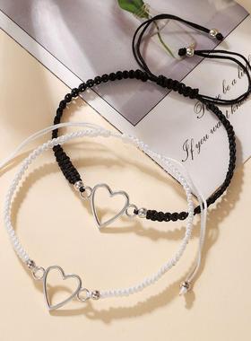 情侣异地定情信物情侣小物件随身异地恋情侣手炼ins风小东西编织