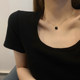 Japanese and Korean ins trendy little barbarian girl high-end design mesh necklace