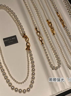 施家珍珠项链女2025新款爆款高级