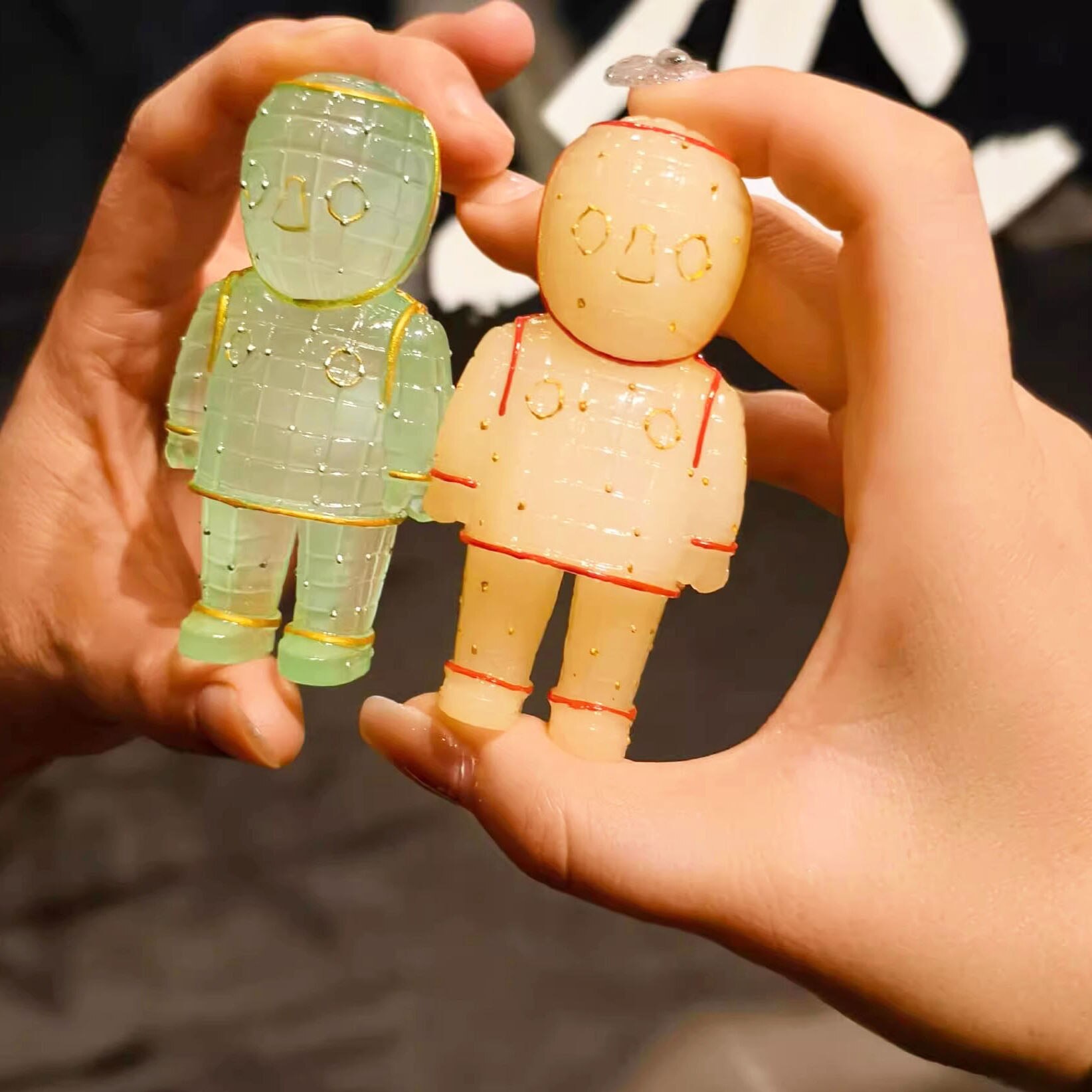 徐州博物馆文创金缕玉衣银缕玉衣冰箱贴创意模型旅游纪念品礼物