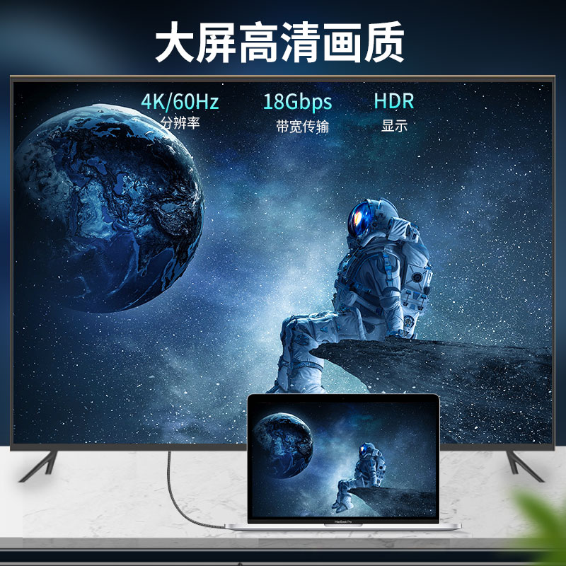 hdmi高清连接线2.0电脑电视机4k显示器顶盒hdmi信号线5/10米延长-图3