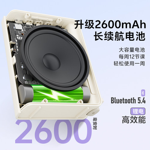 优籁特F25领夹式小蜜蜂扩音器教师上课专用无线翻页麦克风扩音机 - 图1