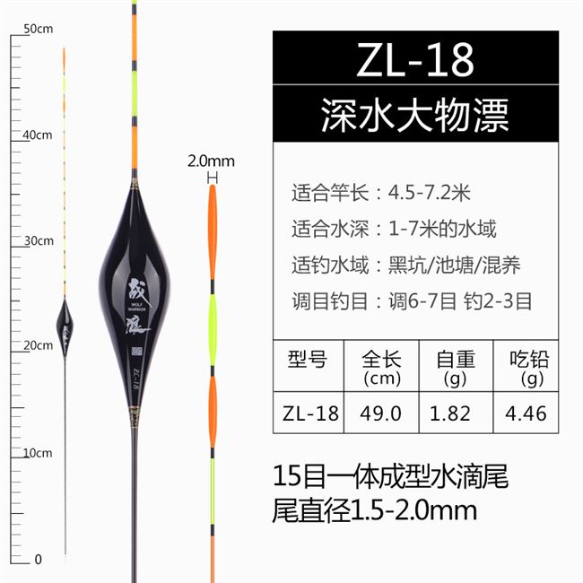 小凤仙抗流水鱼漂醒目鲫鱼浮子高灵敏加粗尾纳米鲤鱼战狼浮标近视 - 图2