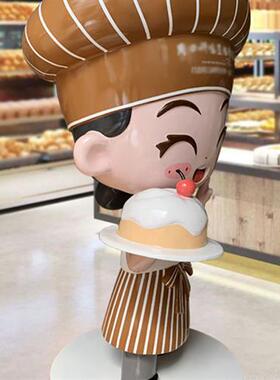 玻璃钢雕塑定制厂家商场美陈网红卡通人物公仔定制户外大型装饰摆