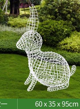 铁艺不锈钢蒲公英雕塑户外园林景观小品植物花公园草坪售楼部摆件