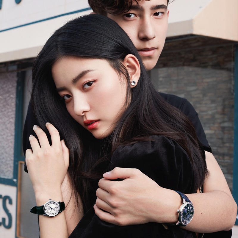 【自营】天梭Tissot卡森臻我复古石英手表T122.210.16.033.00正品