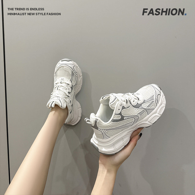 2026春夏爆款简约时尚厚底老爹鞋休闲户外运动小白鞋男女同款03