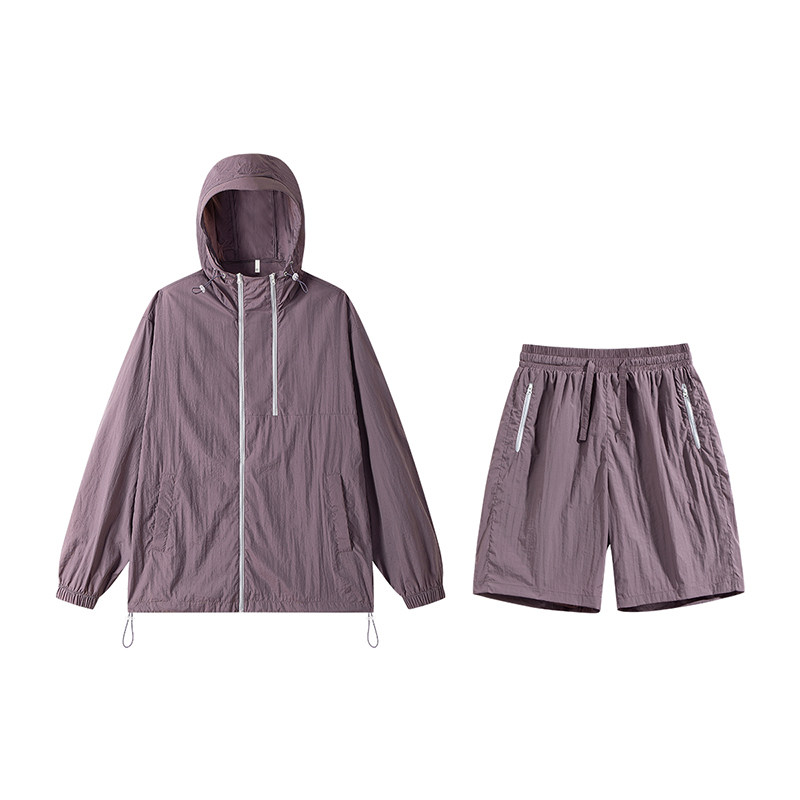 夏季款时尚户外登山宽松美式运动潮流防晒衣休闲套装男女同款,淘宝优惠券,粉丝福利购,淘宝优惠卷