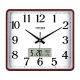 Calendar Liquid Display Silent Wall Clock Simple Fashion Quartz Clock