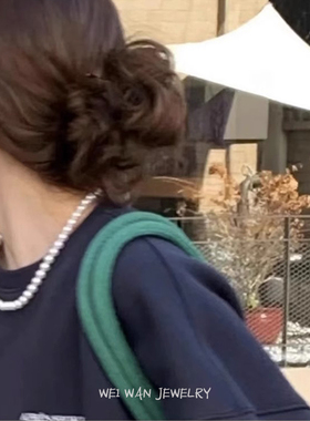 金智秀同款施家珍珠项链