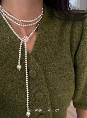 正圆奥地利施家珍珠项链