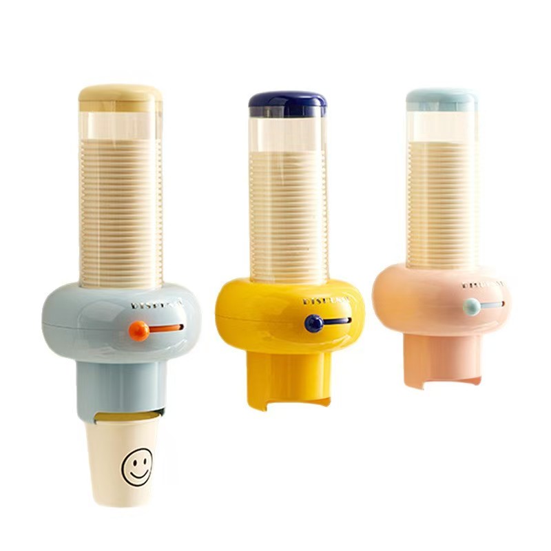 马卡龙一次性杯子取杯器壁挂式杯子收纳置物架饮水机水杯架纸杯架 - 图3