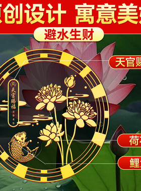 莲花鲤鱼图正品洗衣机卫生