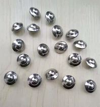 New stainless steel butterfly shaped flying saucer steel bead round ball shaking machine fine throwing grinding stone grinding material mirror polished silver