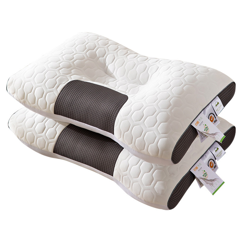 洁丽雅乳胶枕头一对家用护颈椎枕芯 洁丽雅温州枕头/枕芯