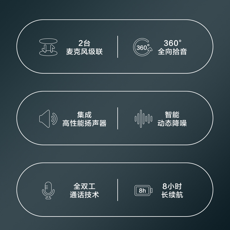 海康威视级联开会全向麦克风扬声器音响喇叭无线蓝牙智能降噪语音通话远程视频电话电脑笔记本培训会议设备-图2