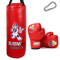 Competing Children Sandbag Boxing Gloves Li Xiaolong Juvenile Boxer Sets Hang Solid Scattered Sandbag Martial Arts and Percussion Training