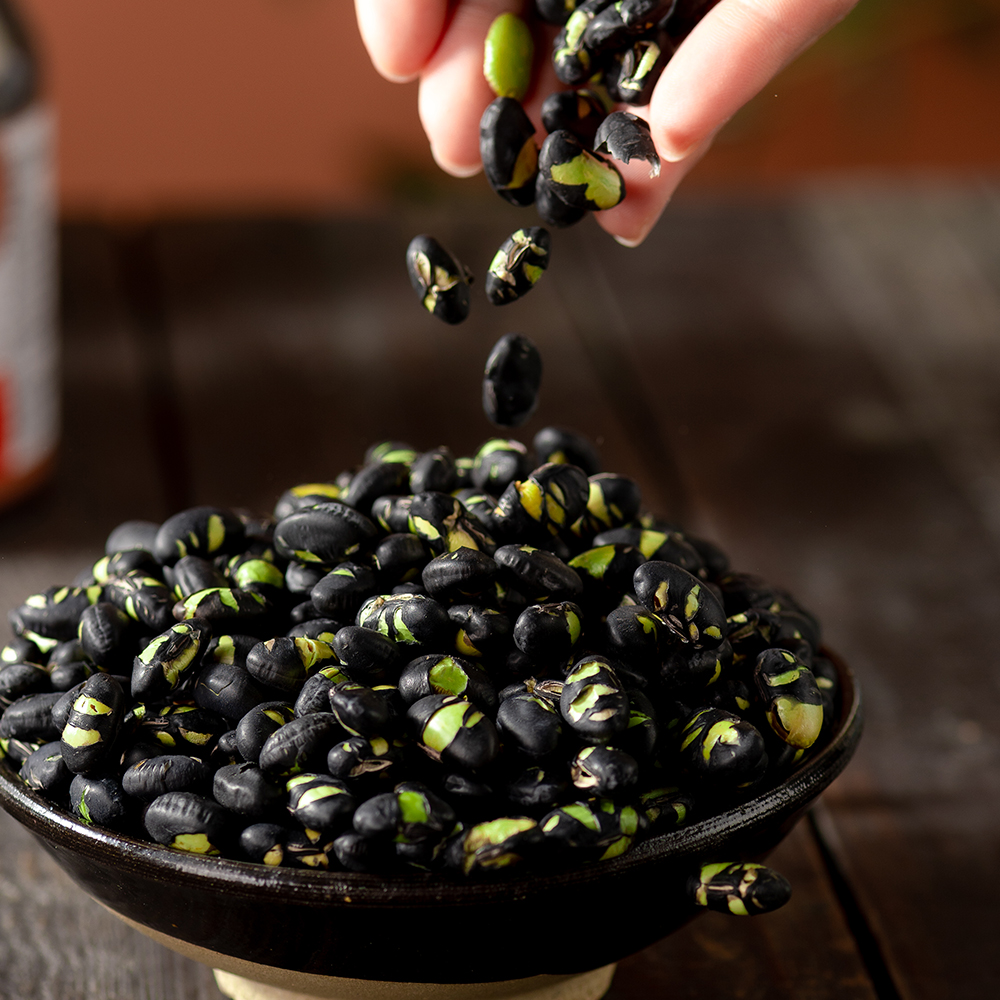 盒马有机香酥黑豆300g罐装黑皮绿芯非油炸香酥不油腻高蛋白坚果