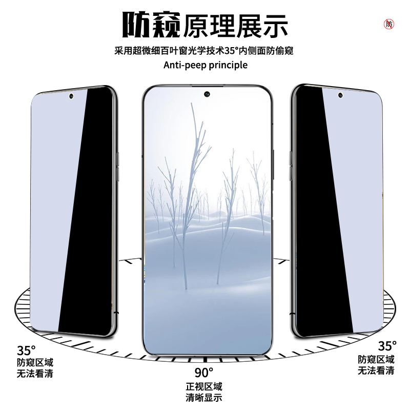 适用荣耀x30防窥膜抗摔无白边防指纹防偷窥保护x30max钢化膜全屏覆盖高清5G版honorx30i手机膜华为防爆防窥屏 - 图1