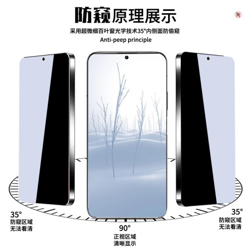 狼月适用红米note13防窥膜全屏覆盖redmiNote13Pro钢化膜防偷窥保护note13R/Pro手机贴膜防指纹小米无白边por - 图1