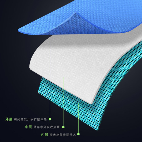 运动毛巾速干冷感巾吸汗健身房男女篮球羽毛球跑步训练擦汗可定制