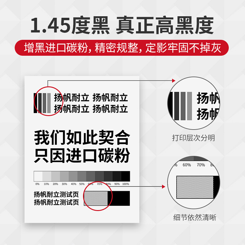 扬帆耐立适用于惠普M132a硒鼓CF218A M104a/w M132nw/snw打印机HP18A M132fw/fn/fp 18a激光碳粉盒CF219鼓架-图1