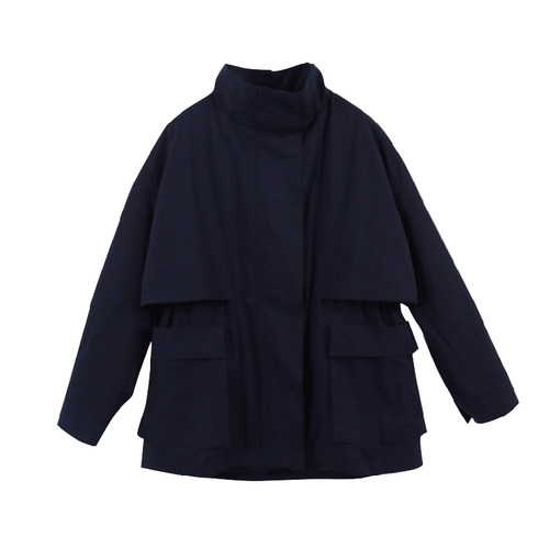 Jane express/简表达新品高定独立剪裁女士风衣百搭上衣CFY63001 - 图3