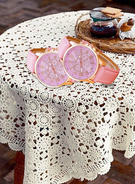 极速Simple Belt Watch Unisex QuaCrtz Watches for Business Wo