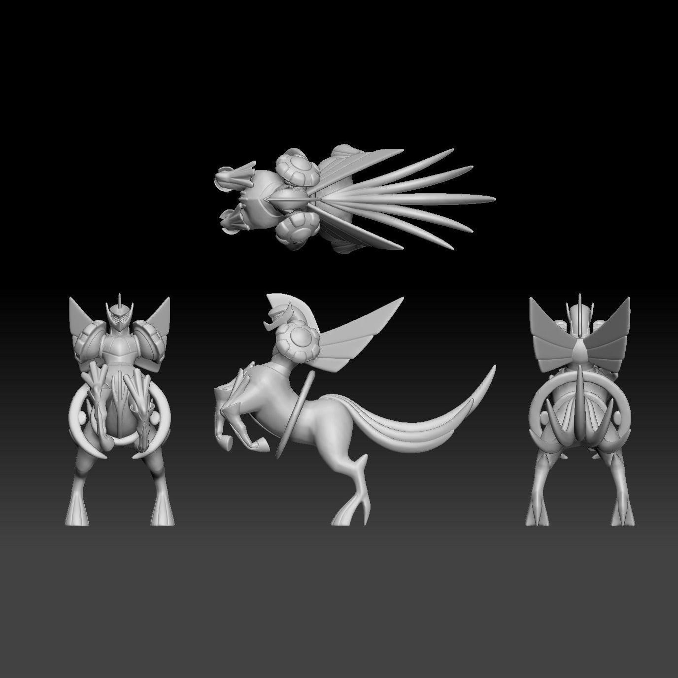 PCC起源帝牙卢卡宝可梦帕路奇亚手办神奇宝贝模型口袋妖怪GK摆件 - 图1