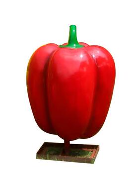 户外仿真水果蔬菜玻璃钢雕塑田园林农场白菜草莓苹果南瓜装饰摆件